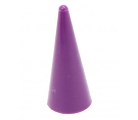 Pion cône plastique 15 x 35 mm jeu à l'unité violet
