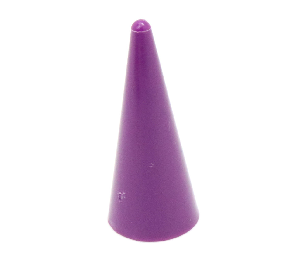 Pion cône plastique 15 x 35 mm jeu à l'unité violet