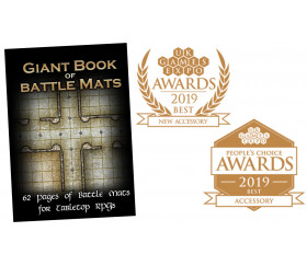 Livre plateau de jeu Giant Book of Battle Mats A3
