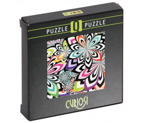 Mini puzzle 72 pièces décor design multicolore