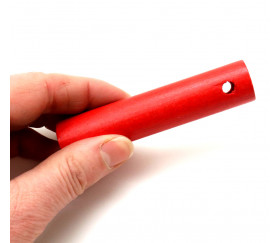 Cylindre long 10 cm diam 2 cm en bois rouge
