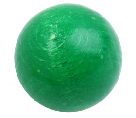 Boule 25 mm vert bois hêtre pour jeux
