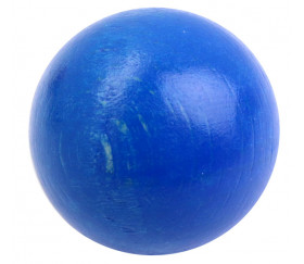 Boule 25 mm bleue bois hêtre