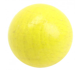 Boule 25 mm jaune bois hêtre