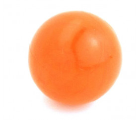 Boule en plastique orange 13 mm diamètre bille couleur au choix
