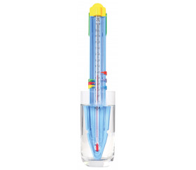 Thermomètre de précision grand modèle avec pointeurs colorés -30° à +100° C