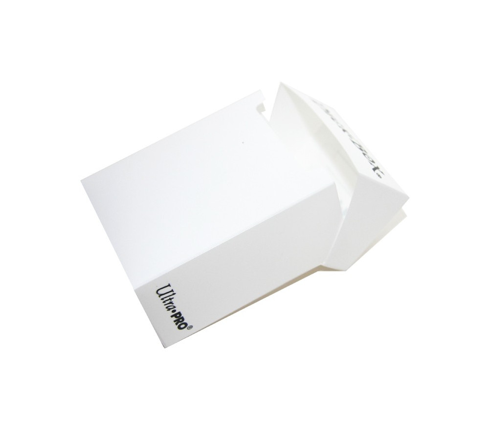 Deck box - Boite cartes de jeux - plastique blanc 9.5 x 7 x 4.5 cm