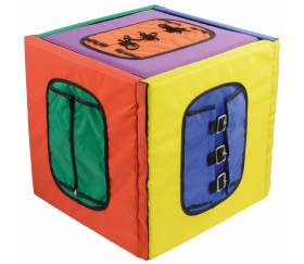 Cube géant 35 cm motricité fine fermetures