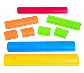 Porte carte modulable en plastique coloré à encastrer