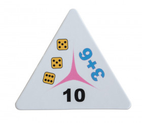 Tri-dominos de 1 à 20 addition soustraction chiffres et points.