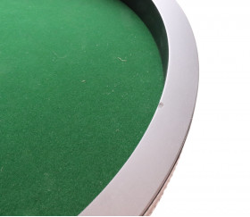 2ème choix : Piste dés bois noir 40 cm avec défaut sur le bord