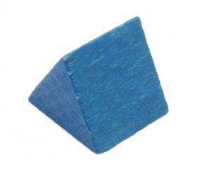 Triangle en bois bleu - tente 17 x 15 x 15 mm