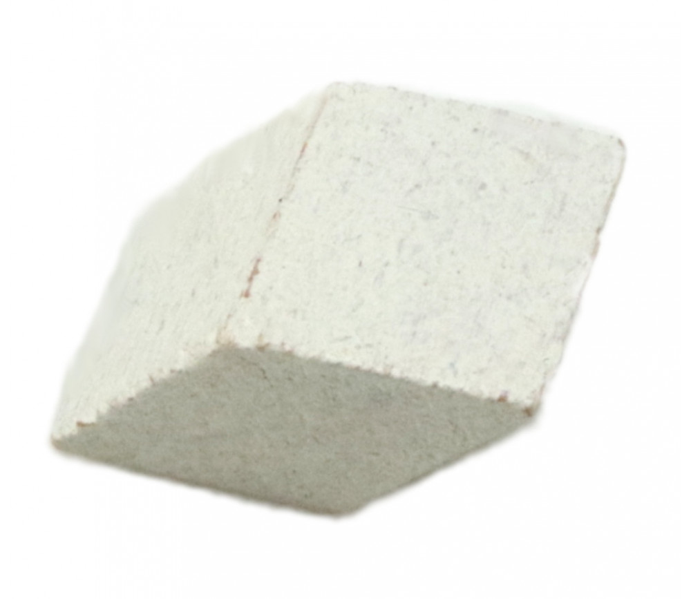 Parallélogramme losange en bois teinté blanc Parallélogramme losange en bois teinté blanc
