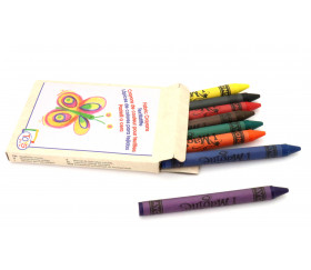 8 crayons de couleur textile pour décoration tissu