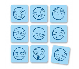 Set de 10 puzzles - Les 10 émotions - 15.6 x 15.6 cm
