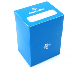 Deck box Bleu 80+ Boite cartes de jeux avec 1 intercalaire 7 x 5.6 x 10 cm