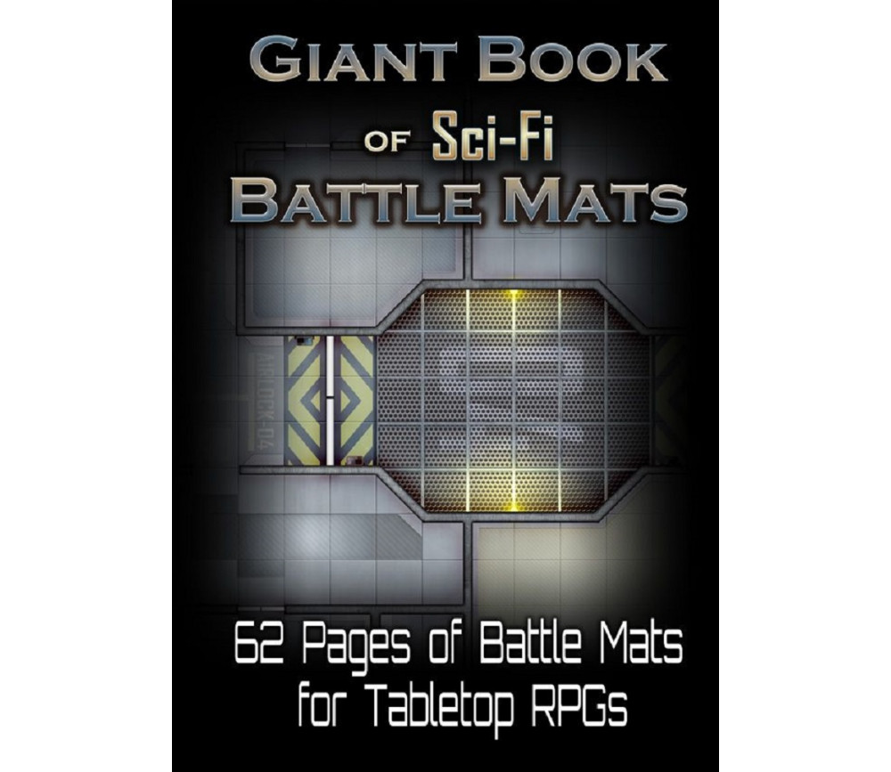 Livre A3 Battle Mats plateaux de jeu Giant Book of Sci-Fi