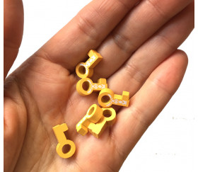 mini clé orange 1.6 cm