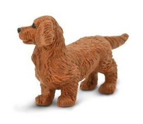 Figurine mini chien teckel