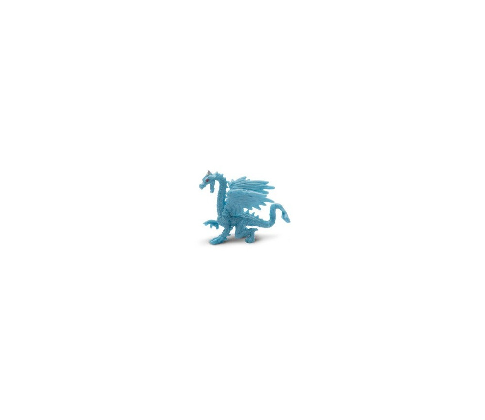 Figurine mini dragon bleu - Dragon des glaces