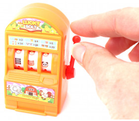 Mini machine à sou jouet 8 cm en plastique