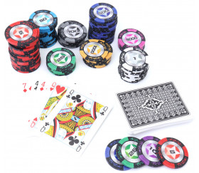 20 Jetons de poker crown argile valeur 100 - 14 gr