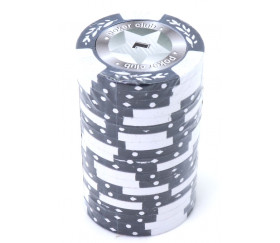 20 Jetons de poker crown argile valeur 1 - 14gr