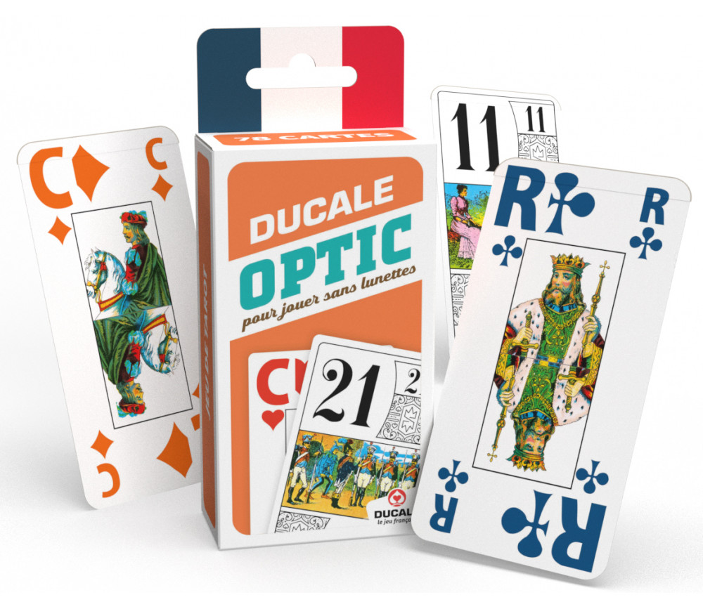 Jeu tarot optic 78 cartes à jouer - Ducale