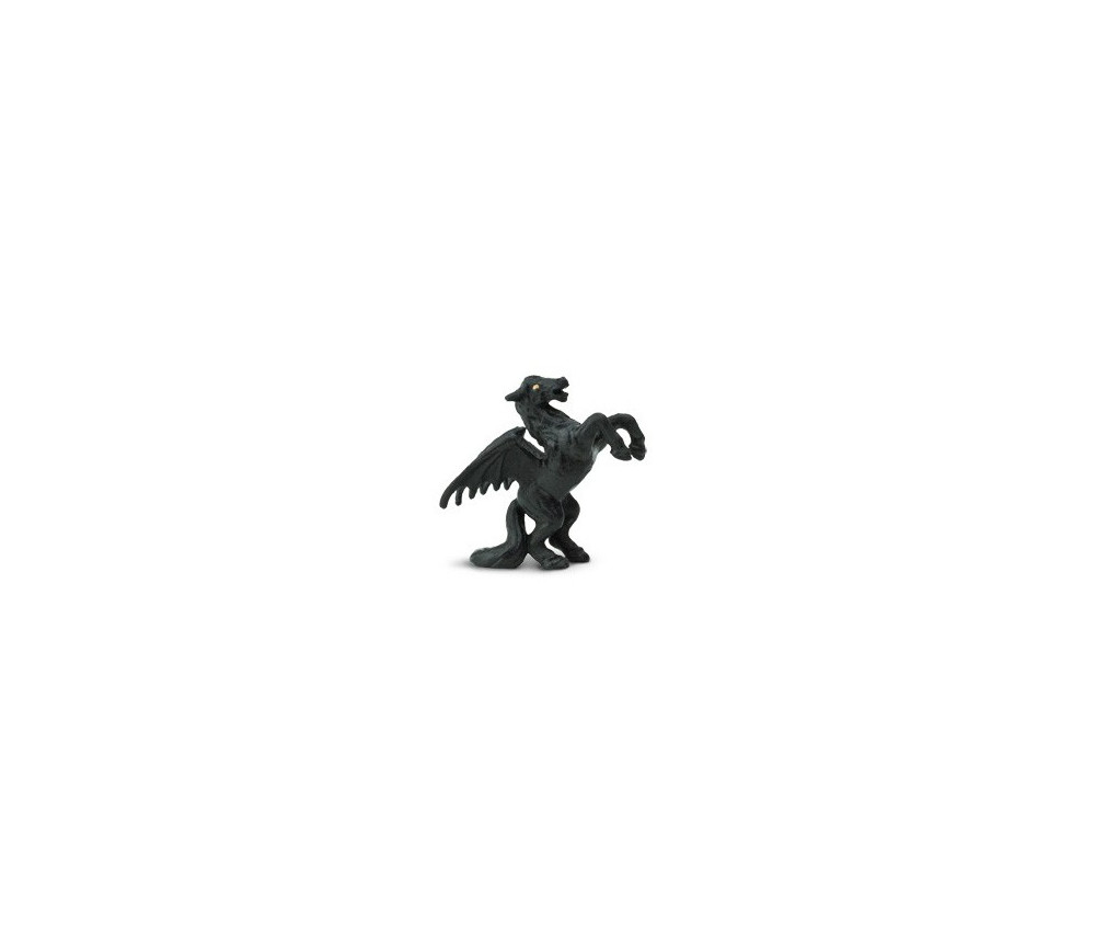 Figurine mini pégase noir