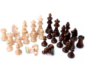 32 Pièces échecs bois T5 LESTEES 95 mm