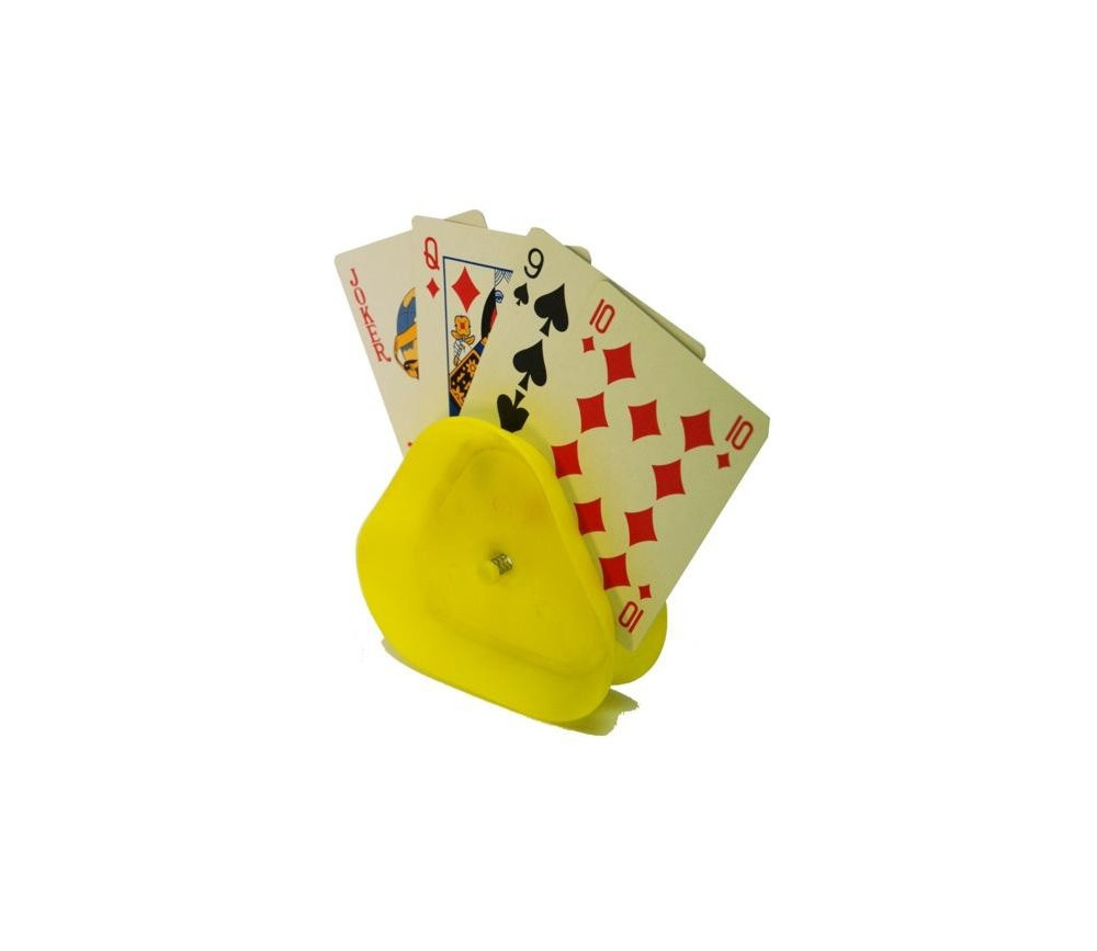 Porte carte plastique triangulaire pour cartes à jouer