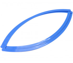 Cercle bleu plié