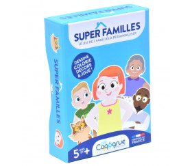 Jeu des 7 familles à personnaliser SUPER FAMILLES