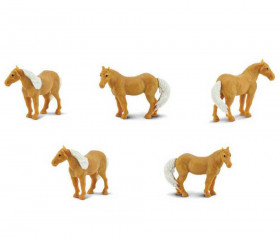Figurine miniature cheval palomino