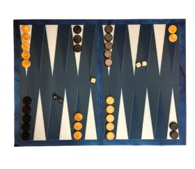 Set accessoires Backgammon : 30 pions + 4 dés + 1 dé 1 Videau