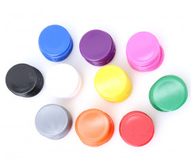 Lot de 100 Jetons ronds en plastique en 10 couleurs pour jeux