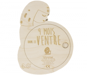 Puzzle éducatif 3D La grossesse - 9 mois dans le ventre - Fabriqué en France