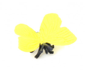 Mini mini papillon jaune 2 cm
