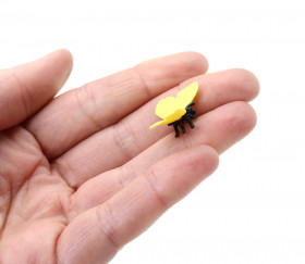 Figurine Papillon miniature jaune