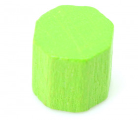 Mini octogones 10x10 mm en bois coloré pour jeu vert