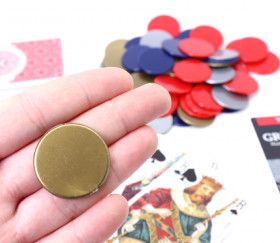 Coffret Tarot luxe avec jeu de cartes et jetons façon cuir - Grimaud expert