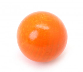 Boule en bois 2.5 cm orange