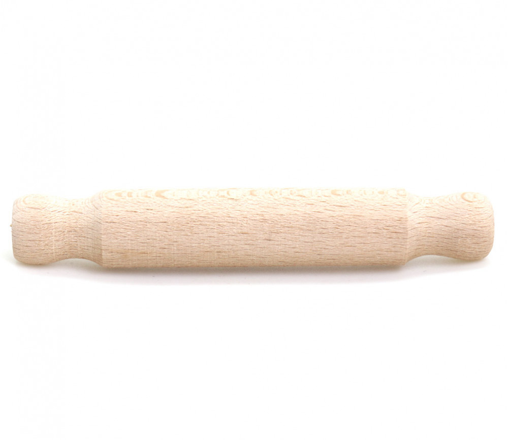 Petit rouleau en bois à pâtisserie pour bricolage 10.7 cm