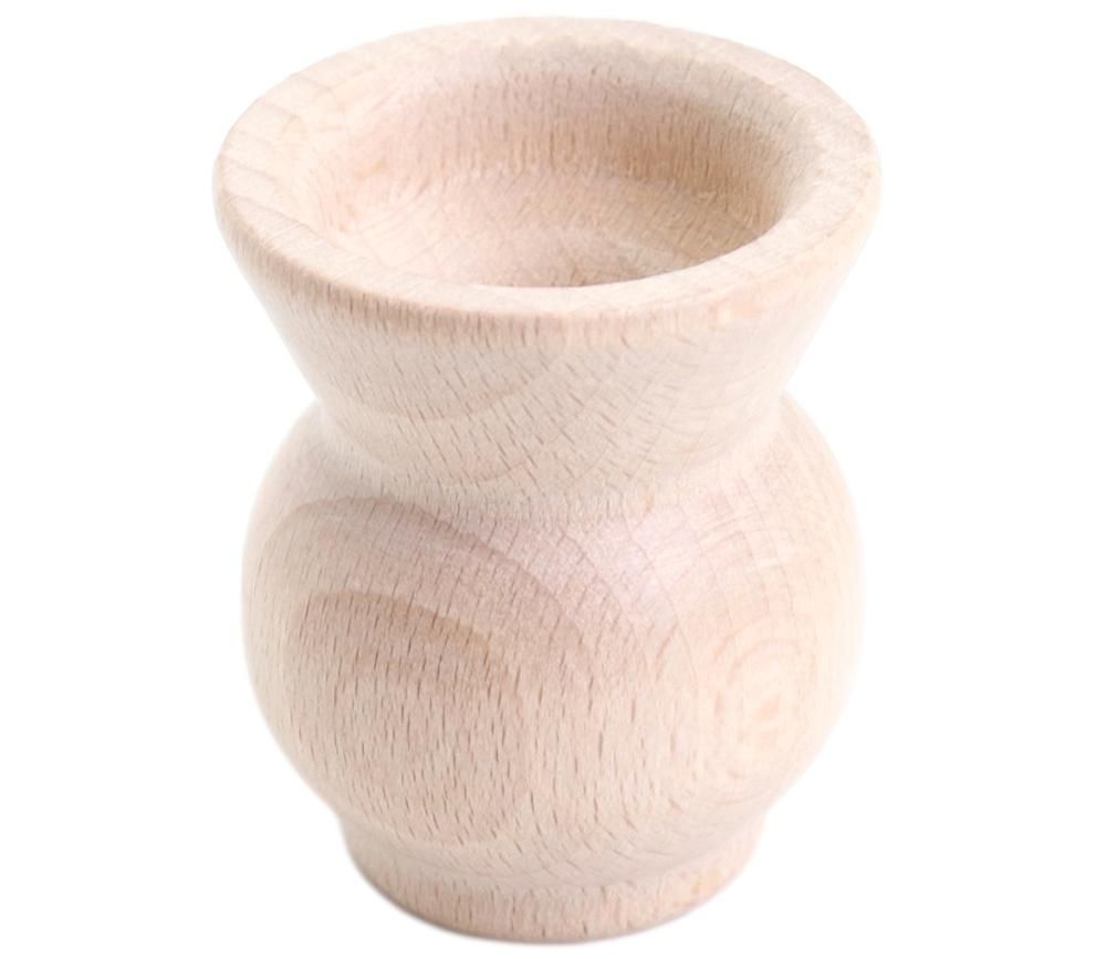 Mini vase en bois de 4.5 x 5 cm