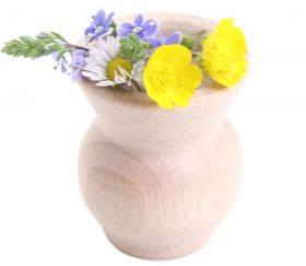 Vase de petite taille en bois à peindre
