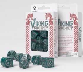 7 dés multi-faces Viking Modern : Mjolnir - QWorkshop