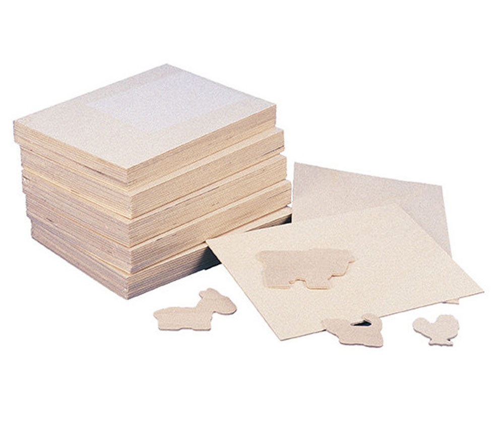 10 Plaques rectangulaires bois contreplaqué 33.3 x 24.5 cm