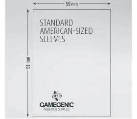 Protège-cartes Gamegenic - 60 Japanese Prime Sleeves - Vert