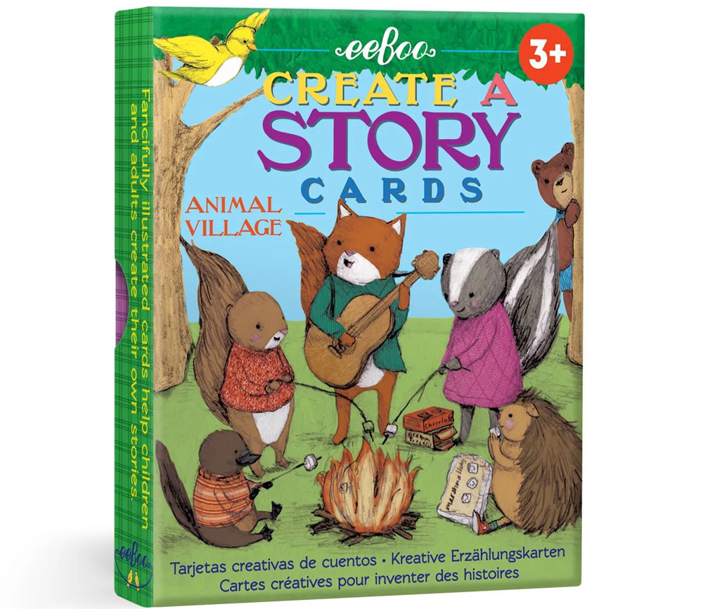 Cartes créatives pour raconter des histoires - le village des animaux Cartes créatives pour raconter des histoires - le village des animaux