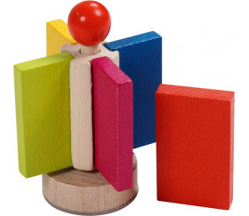 Domino couleur : Jeu de construction - Pierre 100% naturelle